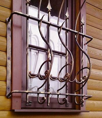 Решетки на окна коттеджа Решетки на окна коттеджа